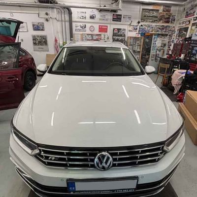 Montáž - tažné zařízení odnímatelné vertikální BRINK + 13 PIN elektropřípojka do vozu VW Passat B7 Variant