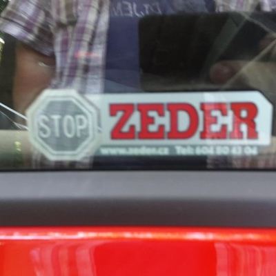 Zederlock Nalepka 